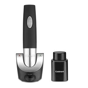 NWT Cuisinart Uncork Unwind Silver Electric Wine Opener